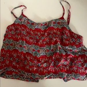 Forever 21 flowy crop top